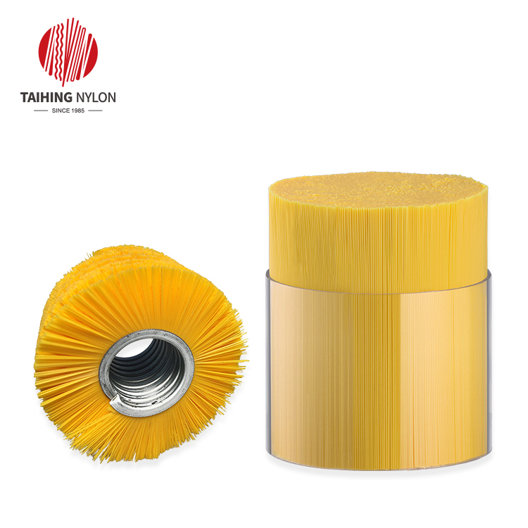 Nylon filament with alkali resistance for steel cleaning