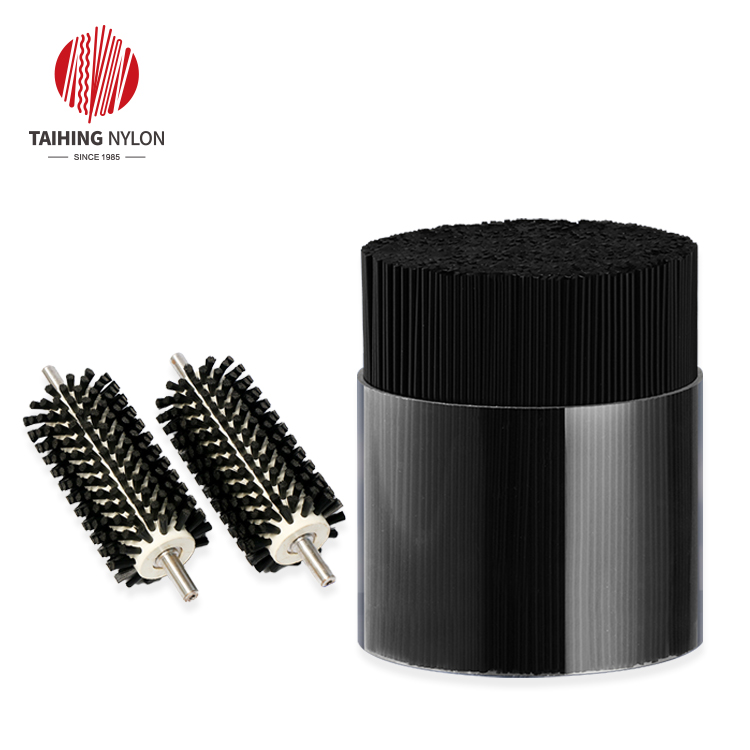 PBT filaments for trian cleaning roll brushes