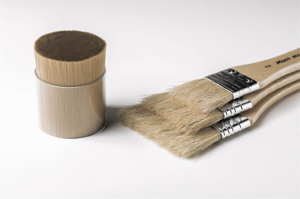 Fine PBT tapered filament for paintbrush