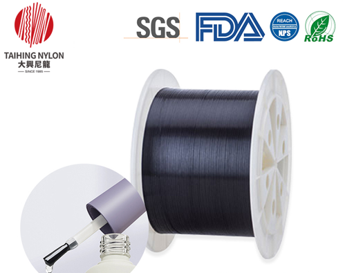 Nexfil™0612 solid round nail polish brush fibers